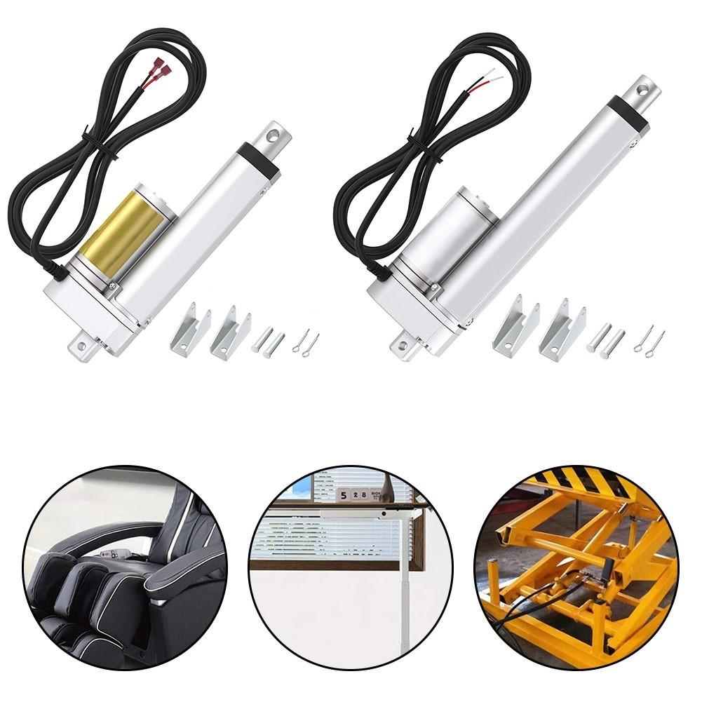 Vysokorychlostní 12V lineární aktuátor 220lb zatížení 10mm/s zdvih elektromotor