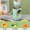 2026 New New Rotary Vegatble Grater Manual Mandoline Slicer with 3 Drum Blades Kitchen Vegetable Slicer Grater Cutter