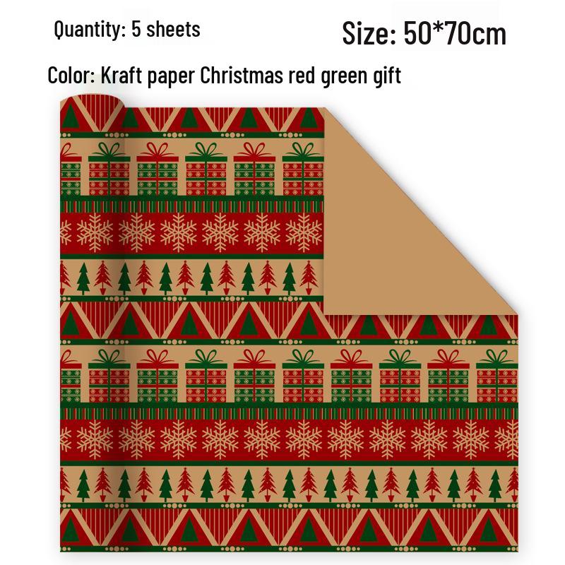 Vintage Style Christmas & Birthday Wrapping Paper for Gifts & Toys