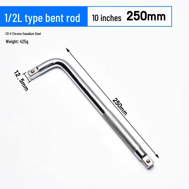 Dafei Hexagonal Extended Socket Head Set 8-32mm, 1/2" Ratchet Wrench Socket, Hollow Type.