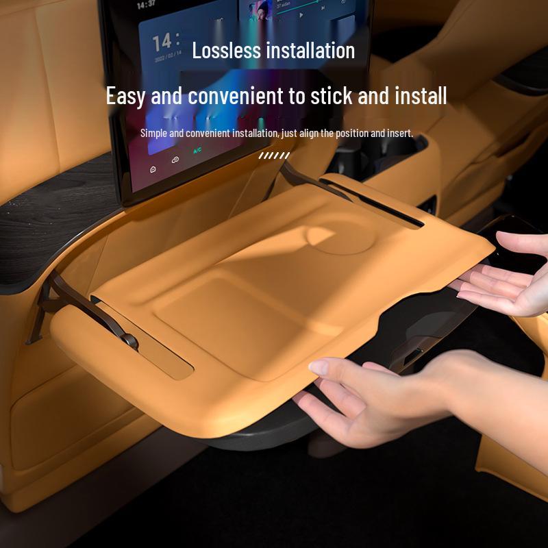 BYD D9 Middle Row Silicone Anti-Slip Folding Table Mat