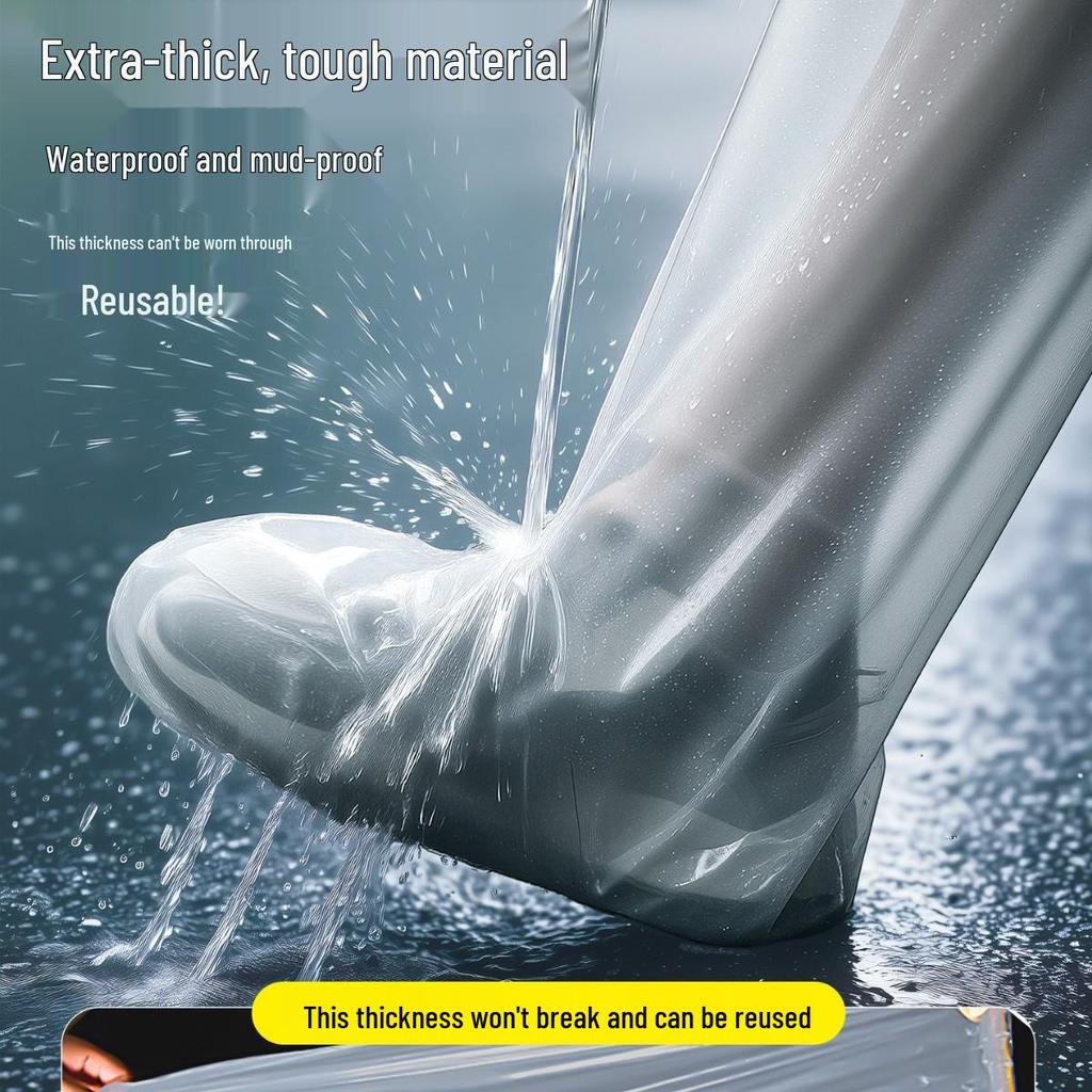 Newcomer Offer: Over-the-Knee Non-Slip Disposable Rain Boot Covers - Perfect for Rainy Days