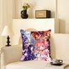 Puella Magi Madoka Magica Anime Kissenbezug Quadratisches Kissen Schlafzimmer Sofa Freizeit Komfortkissen Auto Heimdekoration