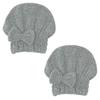 2-Pack Microfiber Hair Towel Caps - Quick-Dry Hair Wraps for Women, Perfect for Salon & Home Use