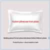 Gepersonaliseerde Ster Bruiloft Foto Kussensloop – Sentimentele Selfie Hoes op Maat voor Studenten.