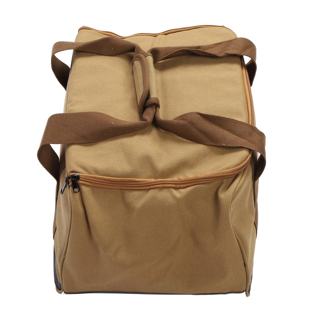 Camping Storage Bag Multifunctional Outdoor Tool Bag with Removable Divider Large Capacity Quick Access Zipper Closure