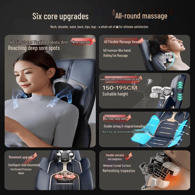 

Kairunshi S18 4D Full Body Massage Mat with Heat CN plug (adapter included)