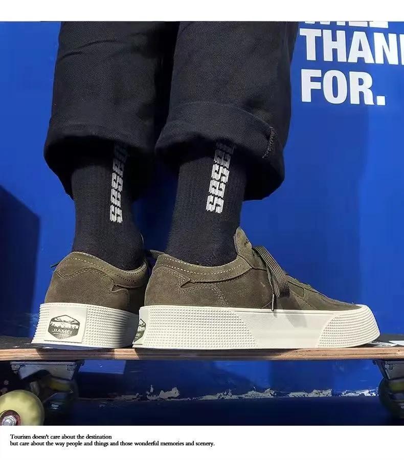 New Platform Sports Shoe Men All-match Casual Trendy Shoe Young Student Fashion Comfortable Men Shoe Tenis Masculino