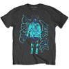 Billie Eilish Unisex T-Shirt: Neon Graffiti Logo (Medium)