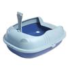 Semi-Enclosed Detachable Cat Litter Box with Anti-Splash Design and Shovel