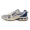 Li Ning Fuyiao 2.0 Classic Retro Double Cushioning Stable Support Non-Slip Wear-Resistant Low-Top Running Shoes Men Running Shoes Gray Blue ARXU001-2