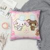 Sugar Rabbit Pillowcase Polyester Cushion Cover Decorative Sugarbunnies Pillow Case Cover Home Square 45*45cm