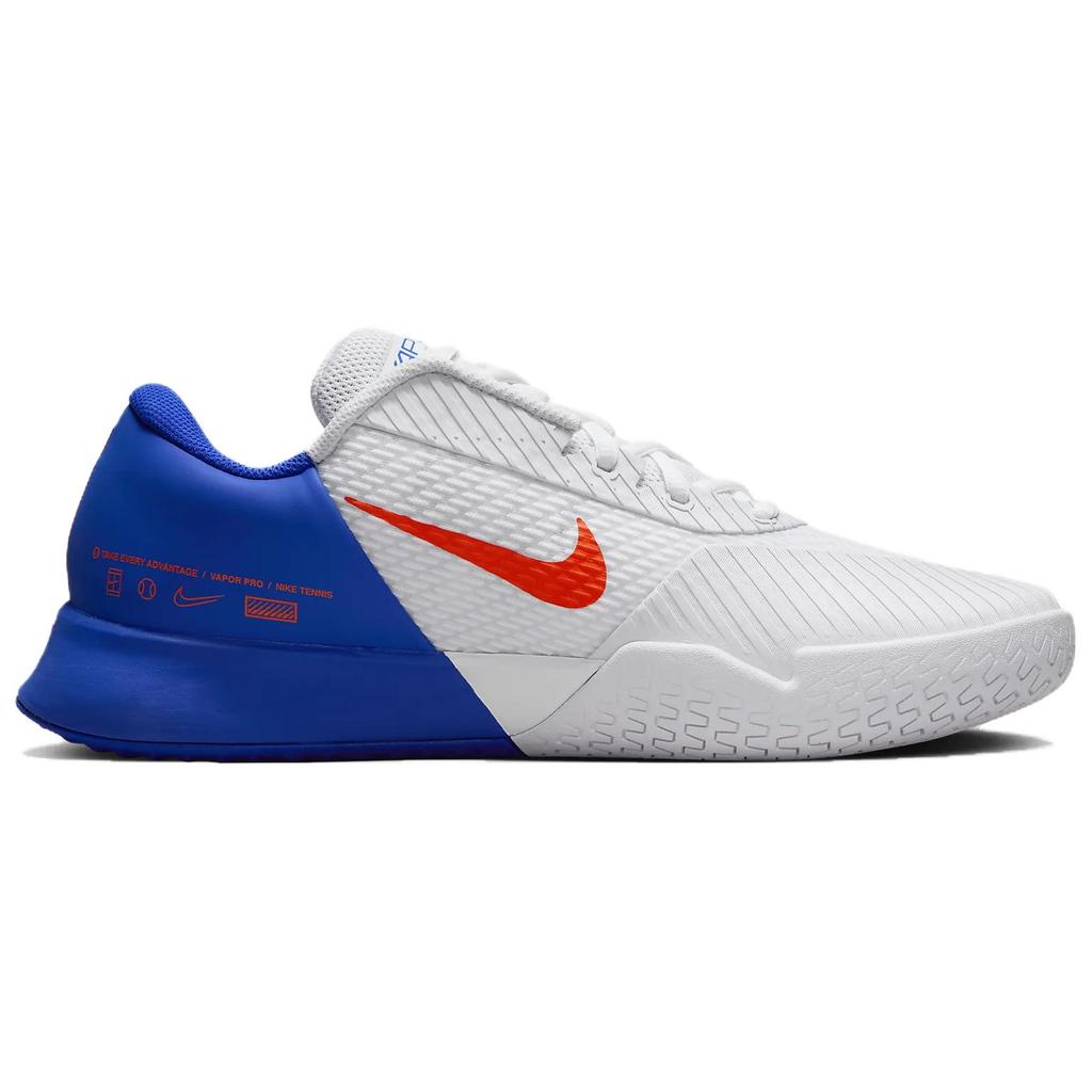 Nike Court Air Zoom Vapor Pro 2 Hc White Hyper Royal Hyper Crimson Sneakers DR6191-106