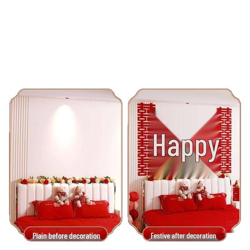 Double Happiness Wedding Bedroom Decoration Set