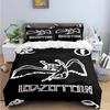 Pop-Sänger L-Led-Zeppelin Druck Bettwäschesets Exquisites Bettzubehör-Set Bettbezug Bettdecken-Set Bettwäscheset Luxusgeschenk