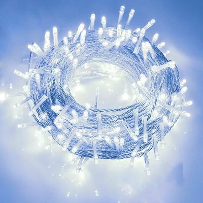 20 Μέτρα Led Σειριακά Φώτα – Αδιάβροχο Καλώδιο Χαλκού με Βύσμα AC Λευκό Φωτάκι Νεράιδας για Διακόσμηση Σπιτιού, Χριστούγεννα, Κήπου, Αίθριου