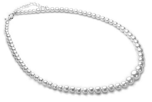 Komplet Z Pereł Białe Choker + Klipsy Prezent Perły W Pudełku Perełki Modne