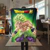 1PC Broli  Print Flannel Blanket, High quality All Seasons, Home Decor, Warmth and Comfort, Perfect for Christmas Gifts