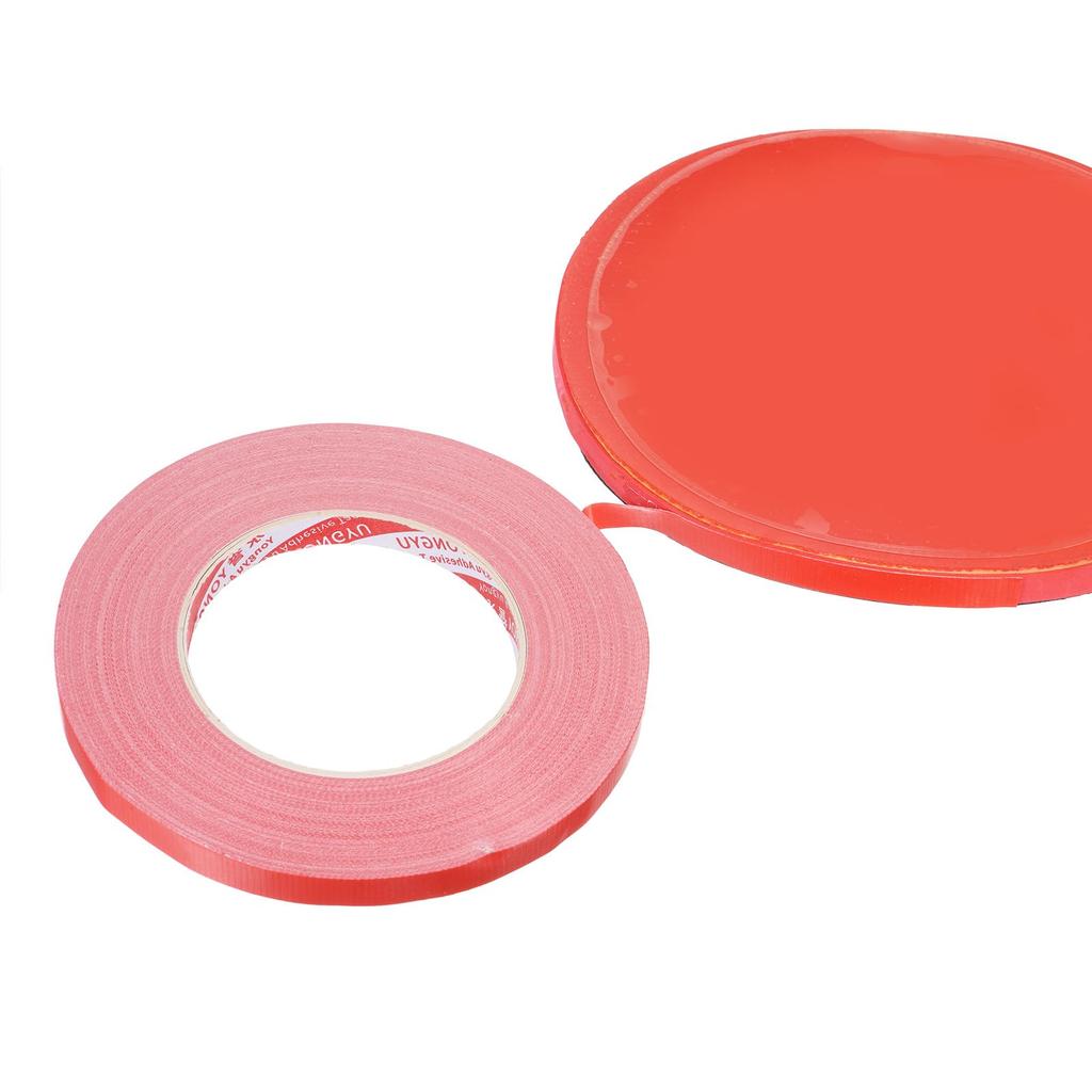 M METERXITY Ping Pong Edge Tape Fiber Cloth Protective Tape Accessories Used To Cover Racket Edges 118ft X 0.4" Red
