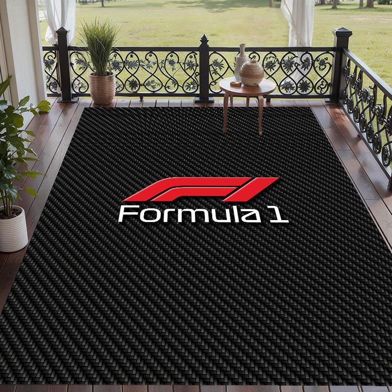 Weicher Boden Teppich F1 Muster Teppichboden Dekorative Matte Für Heimzimmer Dekoration