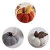 Knitted Pumpkin Decorations for Harvest Festival Orange Pumpkin Pendant Thanksgiving Knitted Pendant Venue Decoration Supplies