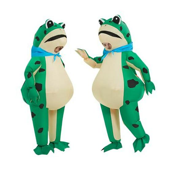 TikTok Cross-Border Inflatable Frog Costume: Halloween Outdoor Cartoon Mascot