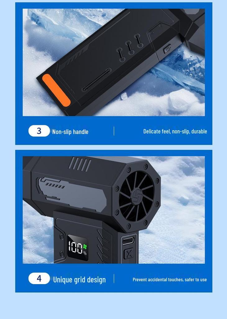 X15 Violent Turbine High-Speed Brushless Mini Camping Fan and Duster Blower