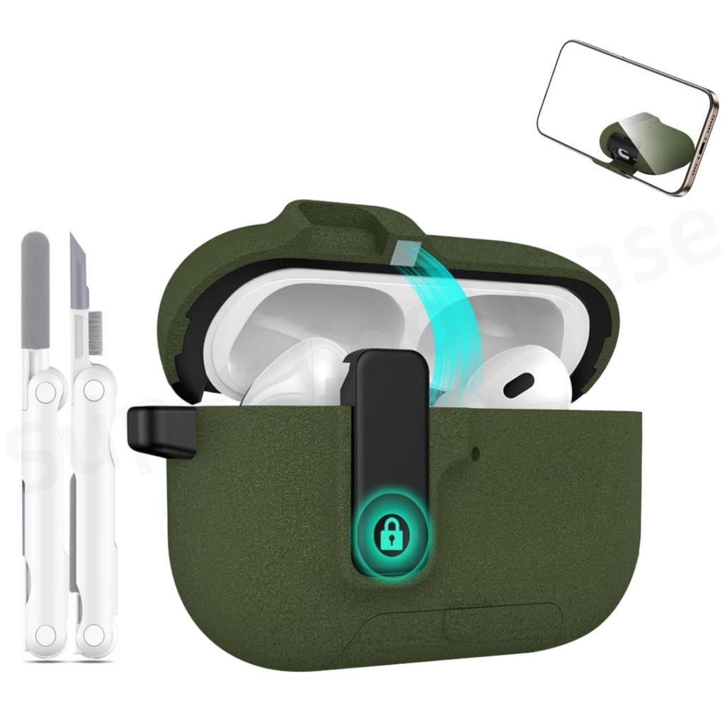 For AirPods Pro 3 Earphone Case For AirPods Pro 3 Case Full Body Shockproof Protective Phone Stand Style Case For AirPods Pro 3