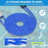 Heavy Duty Boat Tow Harness for Tubing, Self Centering 1-4 Riders, 360° Rotating Pulley, Floating Tube Rope