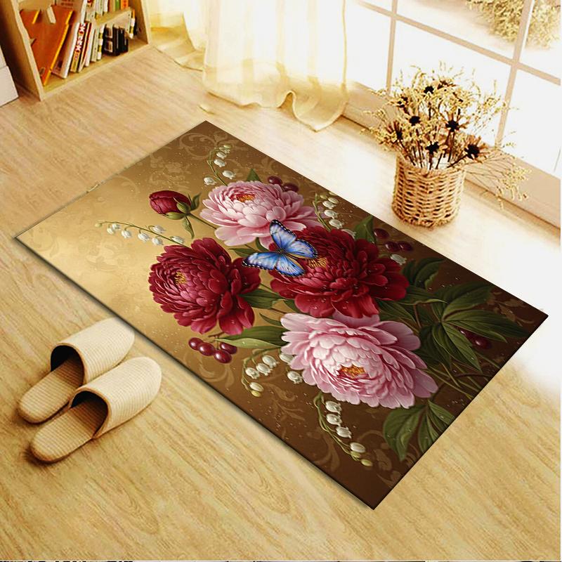 2025 New Classical Flower Carpet Rug for Living Room Bedroom Home Sofa Decoration,Kids play Non-slip Floor Mat18