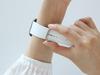 [APOSTROPH KOMMA] Apostroph Komma Leder Arbeits Apple Watch Armband Lederband Weiß
