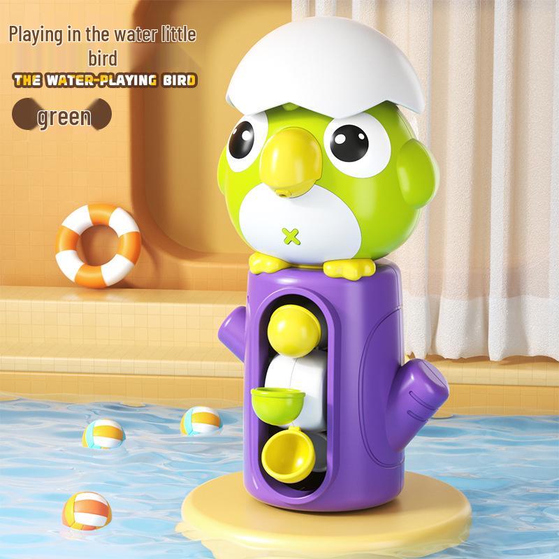 Little Bird Water Wheel Spinner Bath Toy for Kids