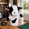 Copritesta Mazza da Golf Calzino Schermato Stile Copertura Pelle di Mucca Morbida