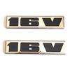 Plastic 16V Auto Stickers Emblems Badges Logos