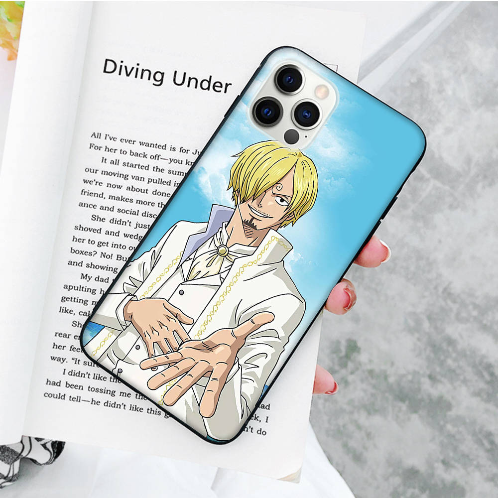 JW67 Robin Zoro Black Soft Case for iPhone 16 15 Plus 14 13 Pro 8 SE XR XS Max P30 Nova 5T Y5P Y6 Y7 Y8P Y9 Realme C30 C33 C31 VIVO Y36 V27