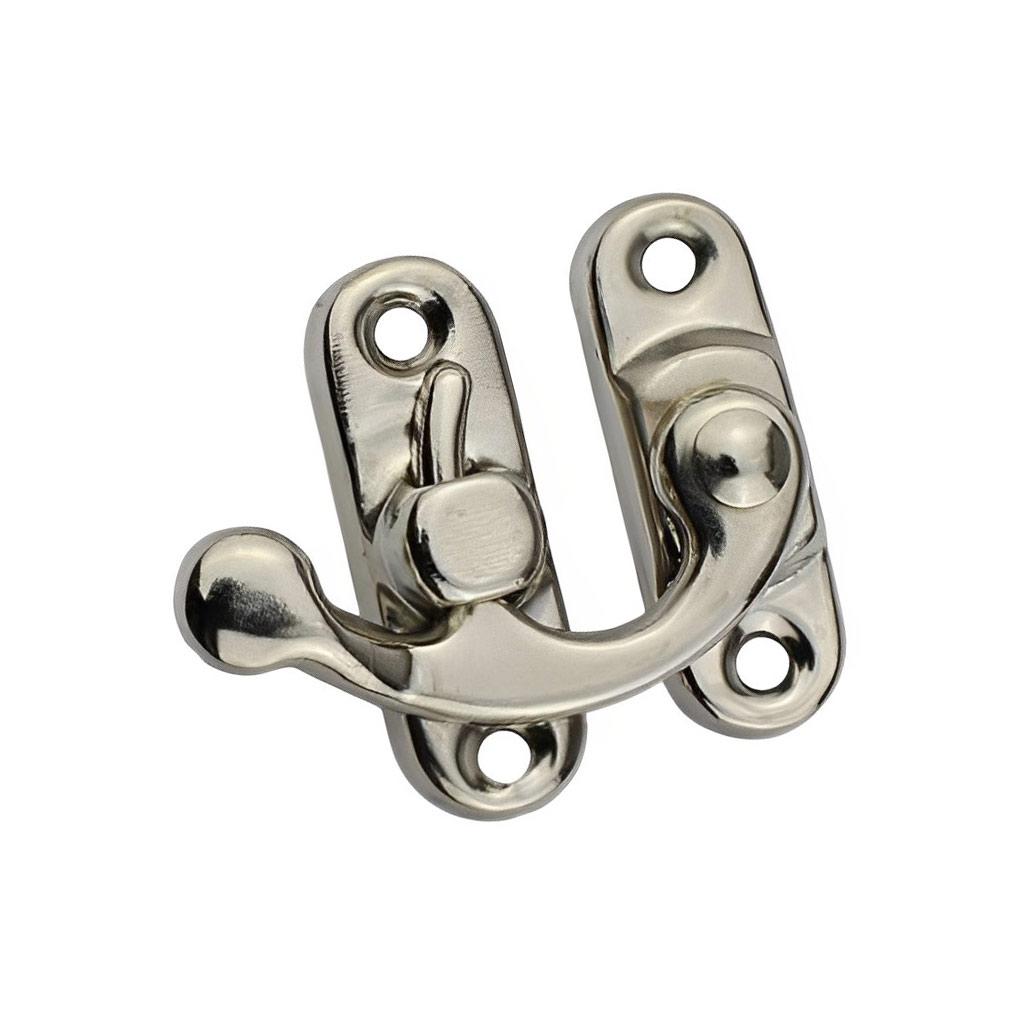 Padlock Vintage Hasp Decorative Hook Lock Protective Concealed Jewelry Wooden Box Furniture Hardware Accessories Gifts