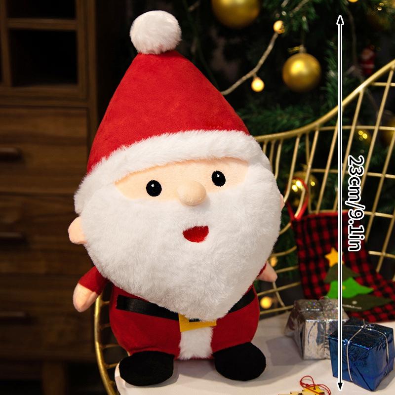 Cute Christmas Decoration 2025 Plush Cushion Ornament Kawaii Sofa Cushion Pillow Xmas Home Decor 2025 New Year Gift Desk Decor