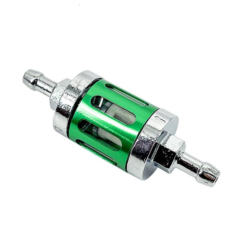 8Mm 0.31" Motorcycle Aluminum Alloy Fuel Filter Washable Visible Body Multi Color Options Fit For Motorcycle Atv Dirt Bike