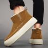 Invierno Nuevo Algodón de Suela Gruesa Cálido Casual Zapatos de Algodón para Hombre, Ligeros y Cómodos Deportivos de Caña Alta Zapatos de Algodón 39-44