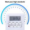 EU Plug Timer Switch Energy Saving Digital Kitchen Timer Week Hour Programmable Timing Socket 220V-240V 50Hz 2300W