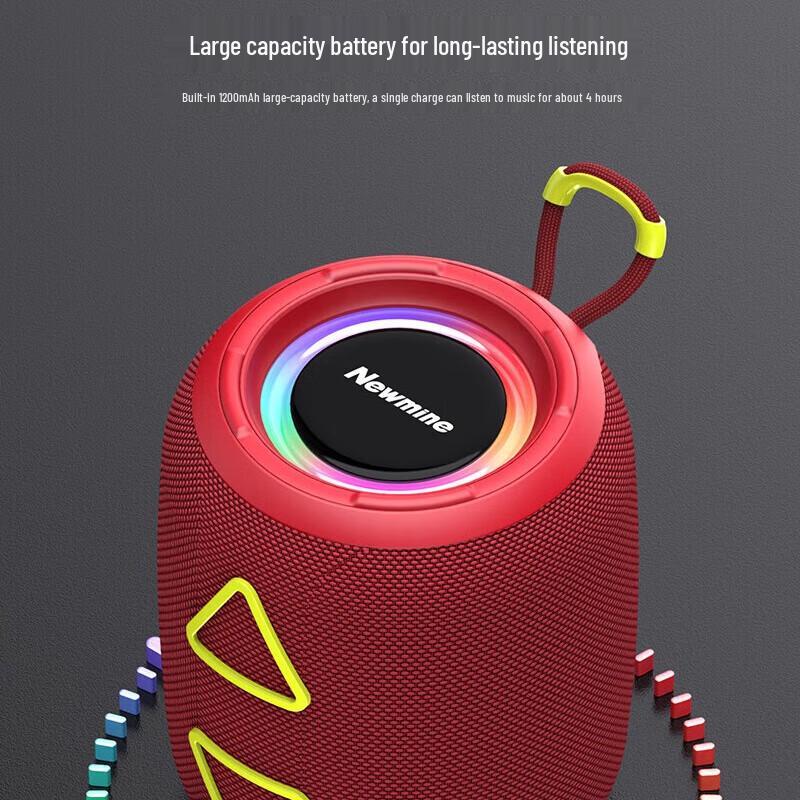 Newmine BT87 Portable Bluetooth Speaker CN plug (adapter included)