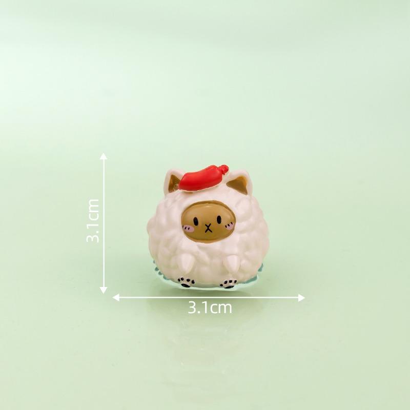 Cute Micro-landscape Dragon Boat Festival Zongzi Little Pig FoodToys DecorationsGifts Accessoriesand Small Desktop Ornaments
