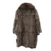 unused Sov. Rabbit fur Fur coat Brown Women Used