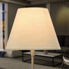 White Textured Fabric Empire Lamp Shade Decorative Lighting Fixture Home Decor Floor Bedside Lamp Shade Polyester Material