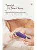 Rechargeable Pet Nail Grinder: Electric Trimmer for Large Dogs & Cats with Light, Low Vibration & Low Noise