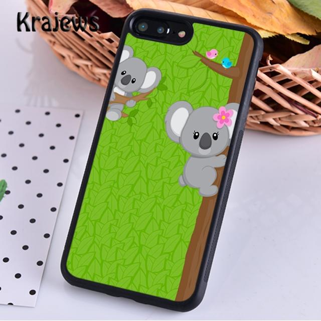 Cute Cartoon Koala For iPhone 17 Air 16 Phone Case Cover 15 14 plus 12 13 pro max coque Shell Fundas