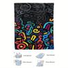1pc Vibrant Abstract Flannel Blanket - Soft, Breathable  Polyester, All-Season Cozy Throw with Colorful Digital Print, Perfe