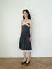 Onseuka 2 Way Lace Tube Skirt (Charcoal)