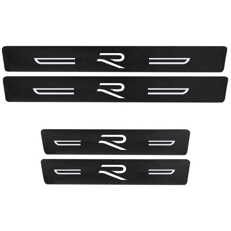 T322026 Hot VOLKSWAGEN Car Door Sill Protector Plate for Volkswagen R LINE Polo BORA GTI Golf Jetta Tiguan Touran Passat T-Roc Trun
