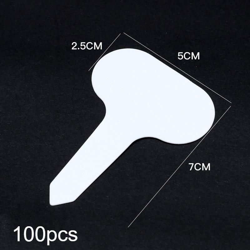 

100pcs Plastic Plant Type T Tag Nursery Garden Label Outdoor Garden Plant Label Outdoor Garden Plant Label, Waterproof Label